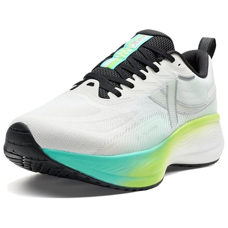 XTEP Chasing Clouds 2 Cushioning Rebound Low top Training Running Shoes Men’s White Green Yellow