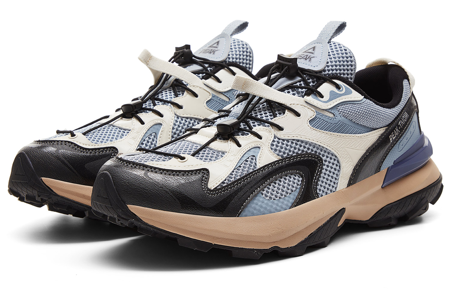 PEAK State Pole Cushioning Rebound Abrasion Resistant Breathable Slip Resistant Low top Outdoor Shoes Men’s Blue