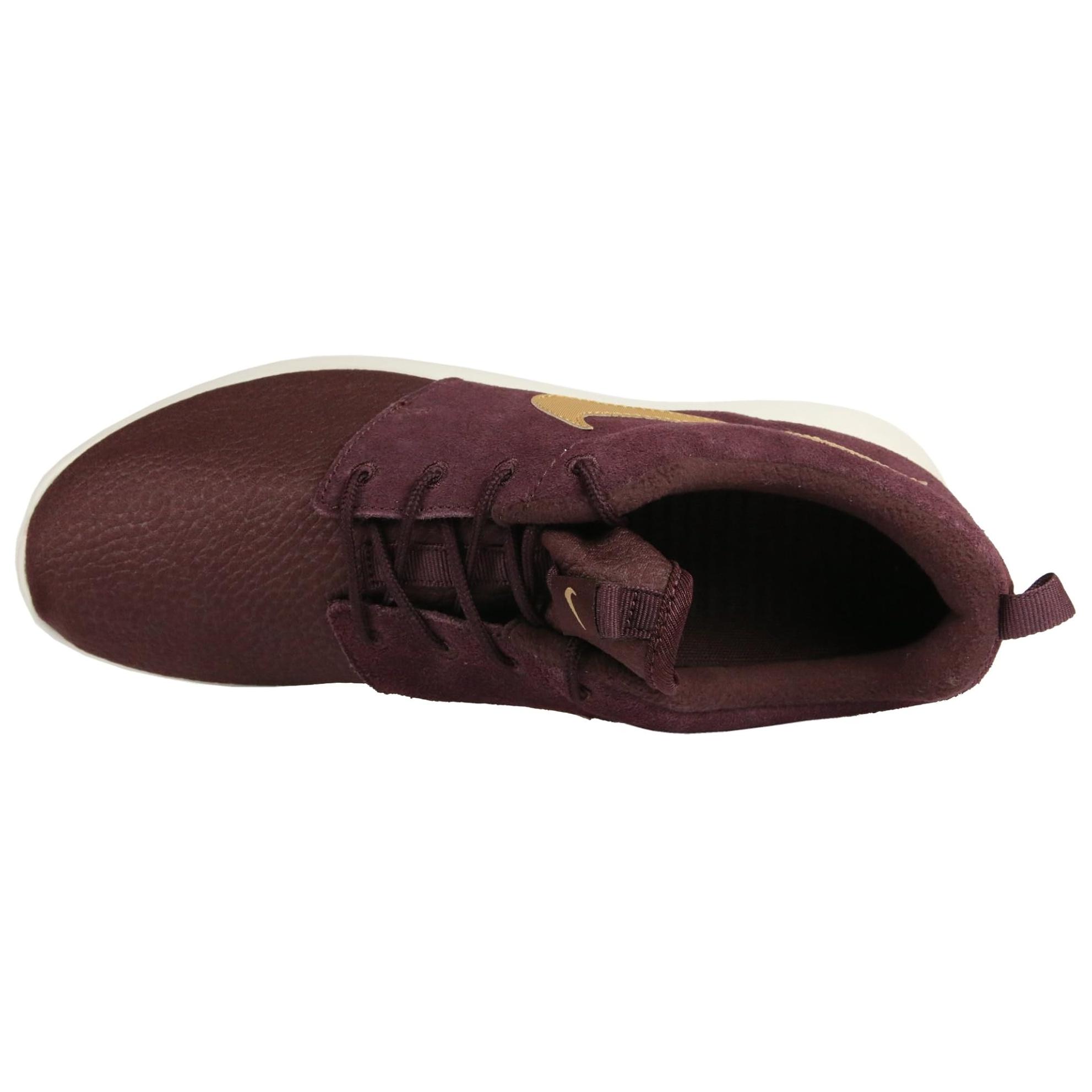 Nike Roshe One Suede Mahogany Metallic Gold