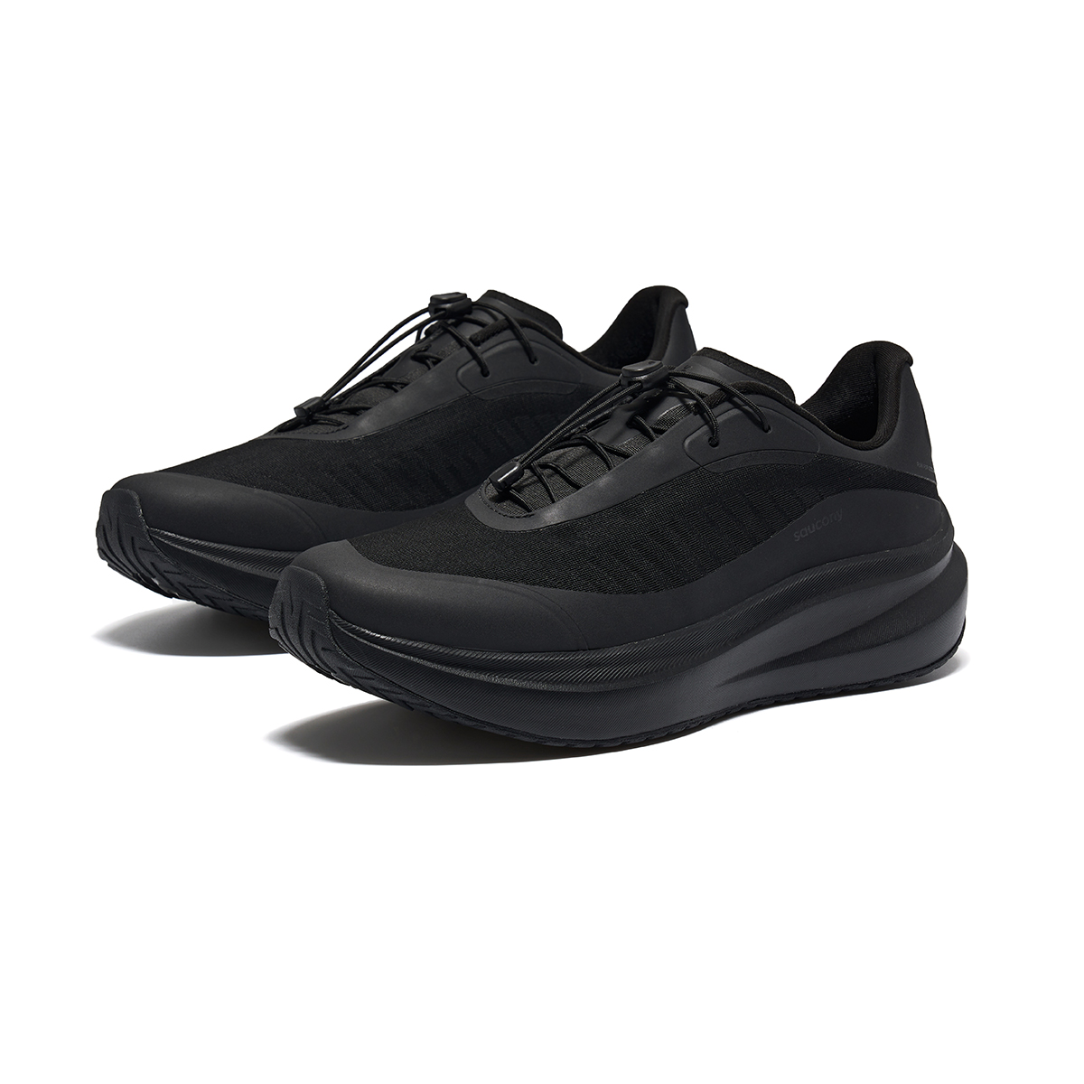 Saucony Shift Flow Lingxun 2 Abrasion Resistant Abrasion Resistant Low top Casual Running Shoes Unisex Black