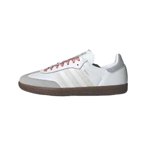 Adidas Originals SAMBA OG Breathable Low top Skateboard Shoes Women's Rubber White