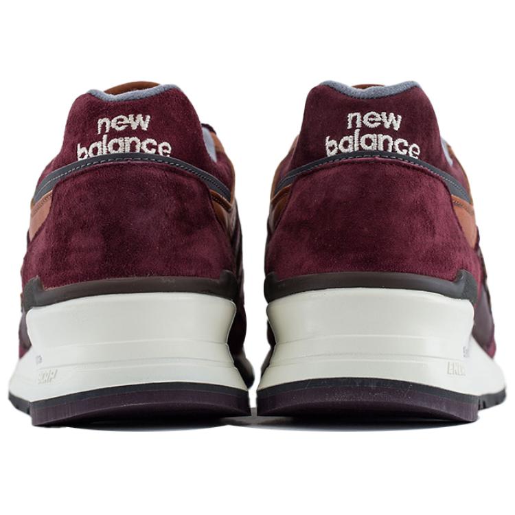Кроссовки New Balance New Balance NB 997 (бордовые) — 酒红/橙 — фото 3