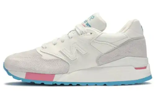 New Balance NB 998 Mesh Low top Marathon Running Shoes Men's White Blue