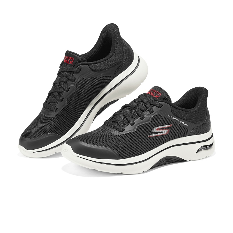 Skechers MEN’S GO WALK Low top Running Shoes Men’s Black