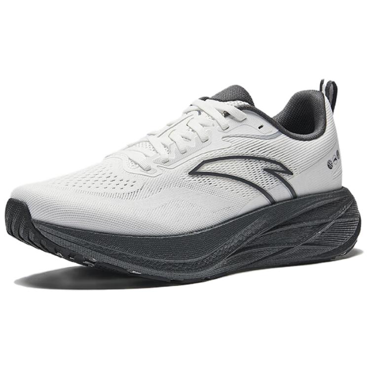 Anta Abrasion Resistant Breathable Rebound Low top Casual Training Running Shoes Men’s White Gray