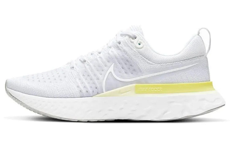 Nike React Infinity Run Flyknit 2 White Light Citron Women's