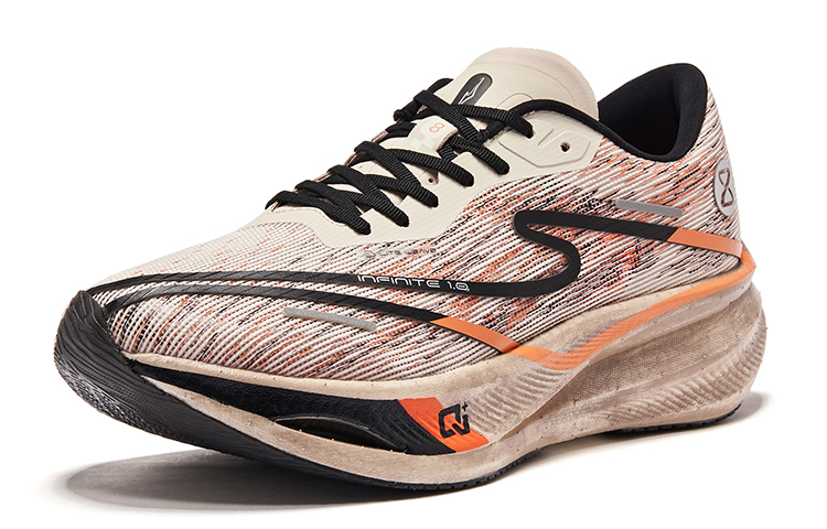 Erke Zhijing 1.0 Full Length Carbon Plate Cushioning Slip Resistant Abrasion Resistant Breathable
