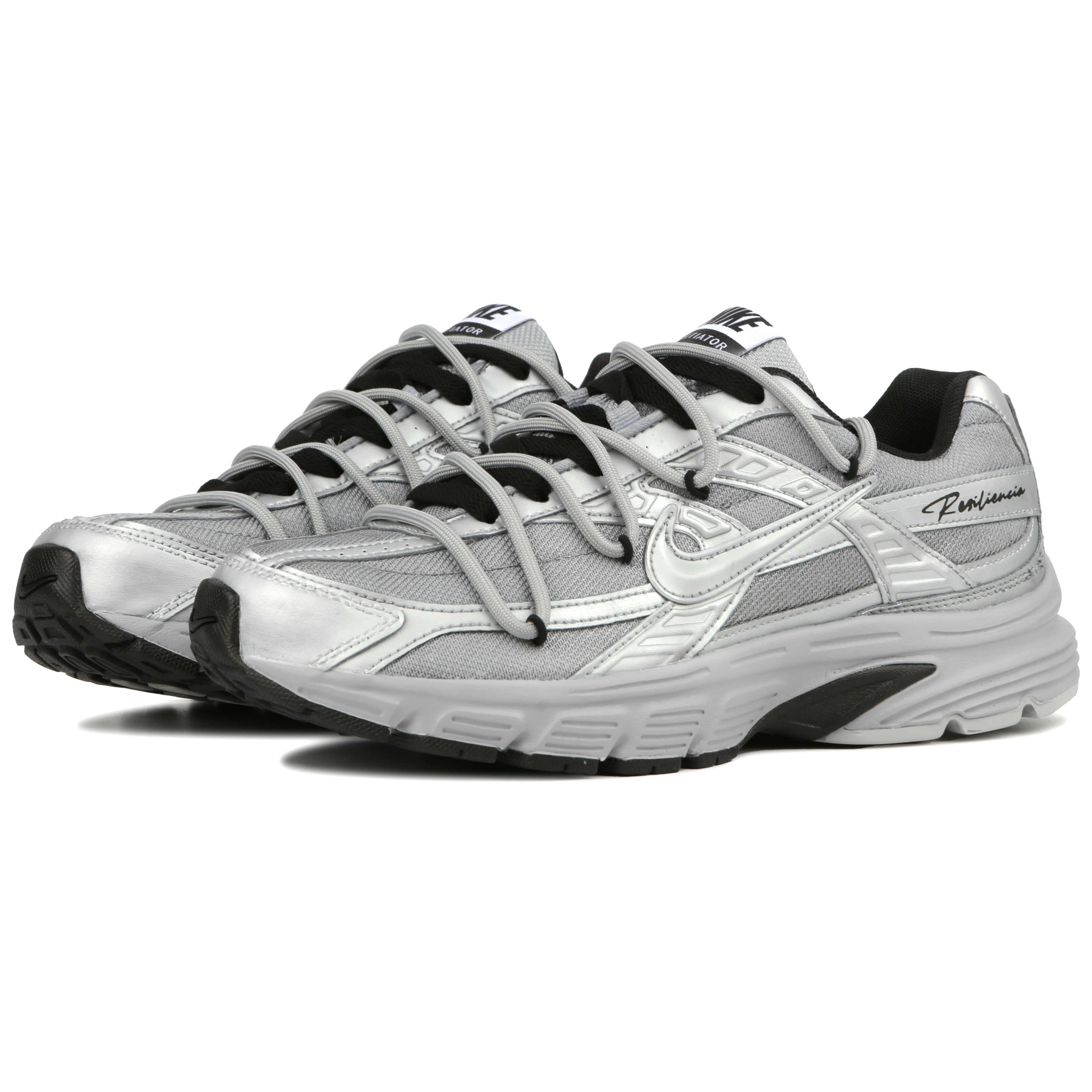 Nike Initiator Abrasion Resistant Abrasion Resistant Low top Running Shoes Unisex Silver