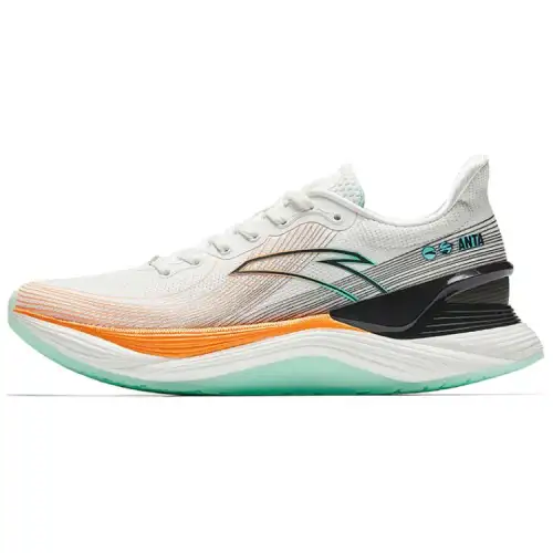 Anta Chuang 2.0 Pro Slip Resistant Abrasion Resistant Low top Casual Running Shoes Men's White Orange Black