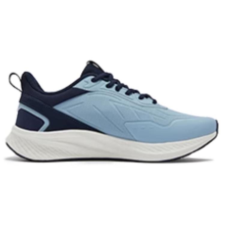 361° Mesh, Synthetic Leather Cushioning Slip Resistant Rebound Low top Casual Sprint Running Shoes Men’s Blue