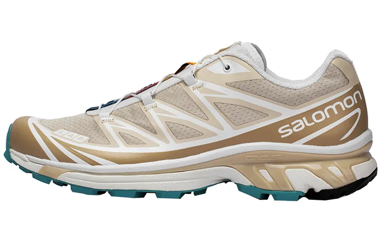 SALOMON XT 6 Low top Running Shoes Unisex Sand Yellow