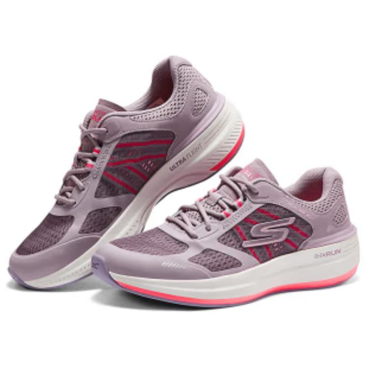 Skechers GO RUN Cushioning Breathable Lightweight Low top Casual Running Shoes Women’s Pink