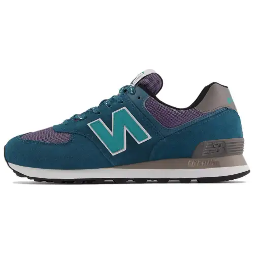 New Balance 574 Teal Purple