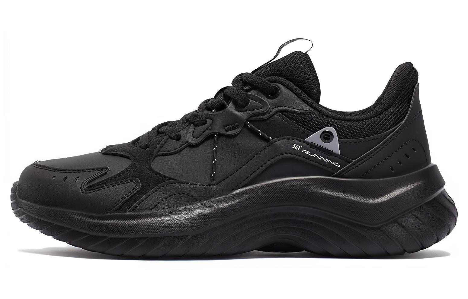 361° Cushioning Slip Resistant Breathable Low top Running Shoes Women’s Obsidian Black