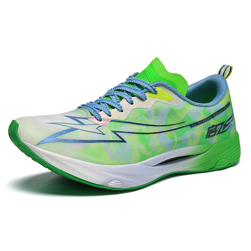 QIFEI Running Shoes Unisex Low Top Green/Aqua