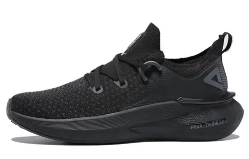 PEAK Tai Ji3.0 Trendy Cushioning Slip Resistant Abrasion Resistant Low top Running Shoes Men's Black