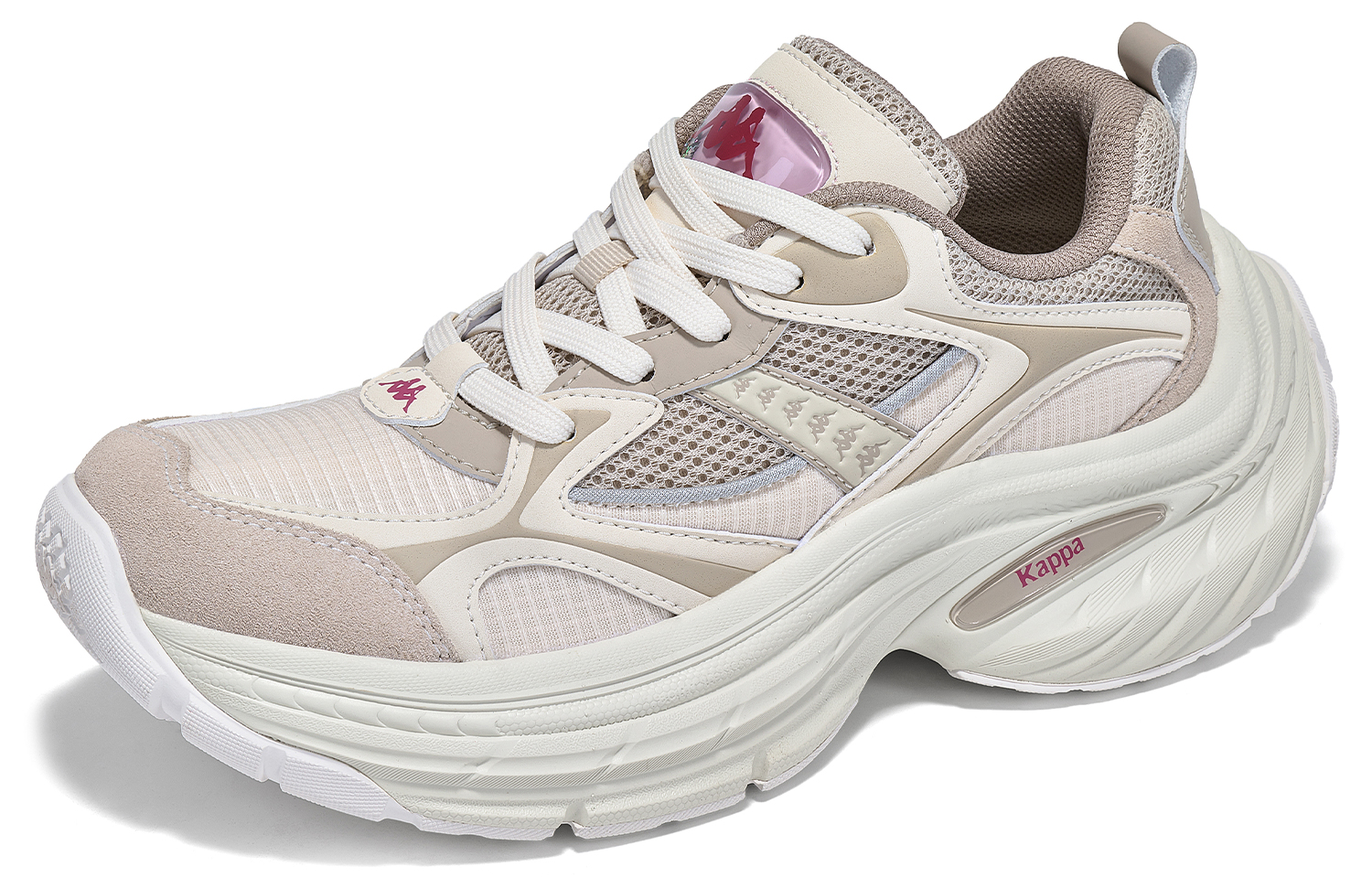 Kappa Slip Resistant Abrasion Resistant Slip Resistant Abrasion Resistant Low top Running Shoes Women’s White