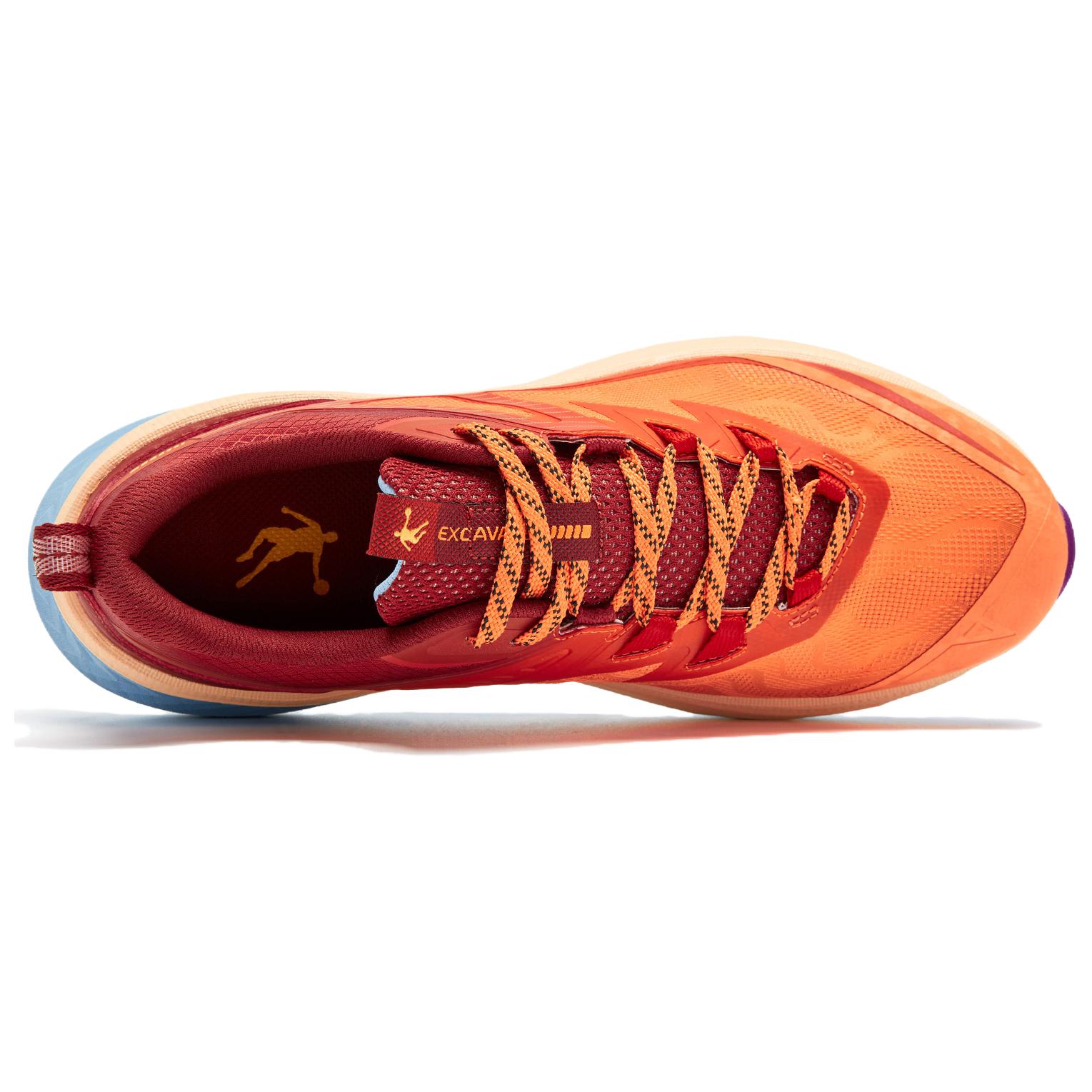 QIAODAN Lotto Slip Resistant Abrasion Resistant Low top Outdoor Shoes Men’s Orange