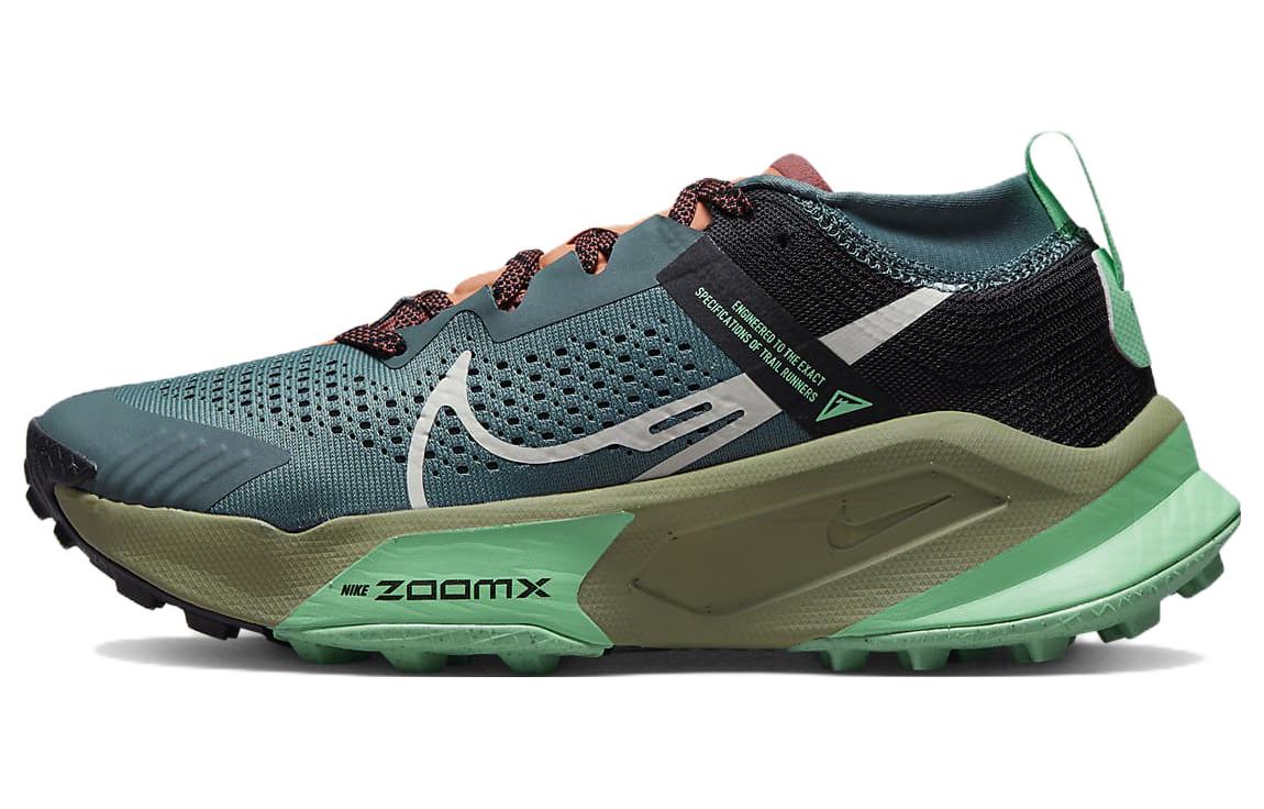 Женские кроссовки Nike Nike ZoomX Zegama Trail (черно-зеленые)