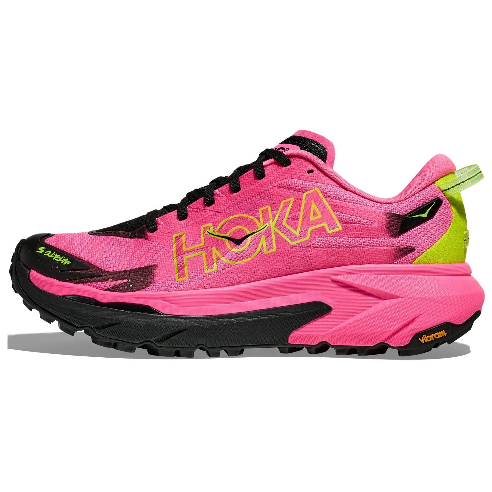 HOKA ONE ONE Slip Resistant Abrasion Resistant Low top Running Shoes Unisex Pink