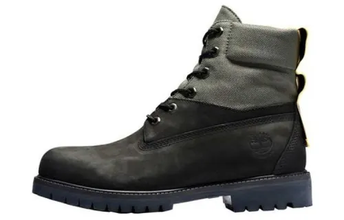 Timberland Nubuck Abrasion Resistant Cushioning Short Outdoor Boots Men's Black