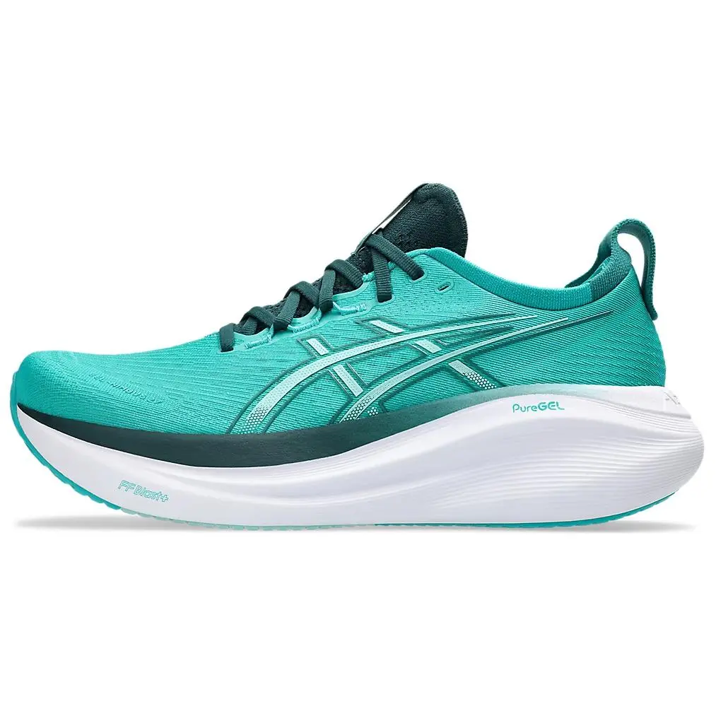 ASICS Gel Nimbus 27 Wave Teal Saxon Green