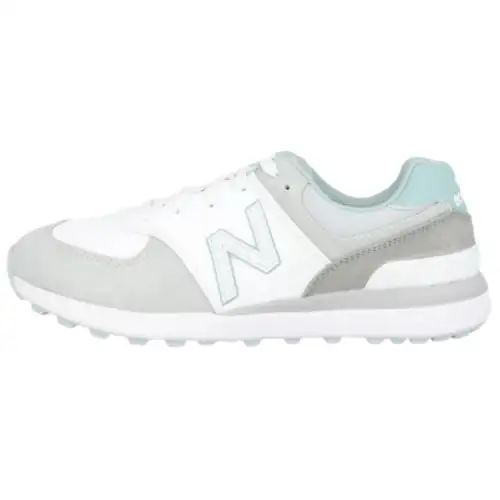 New Balance NB 574 Trendy Low top Golf Shoes Women's White Gray