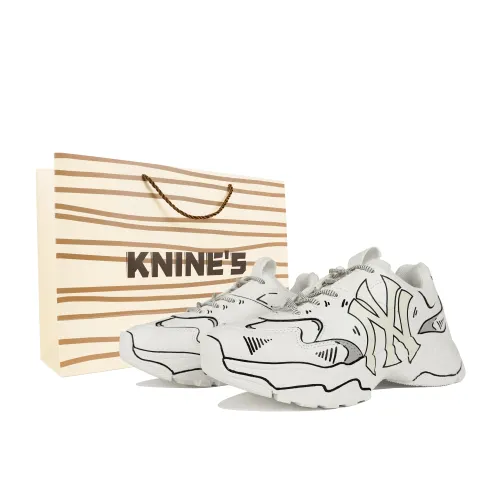 MLB Big Ball Chunky Nine Systems Low top Chunky Sneakers Unisex White Gray