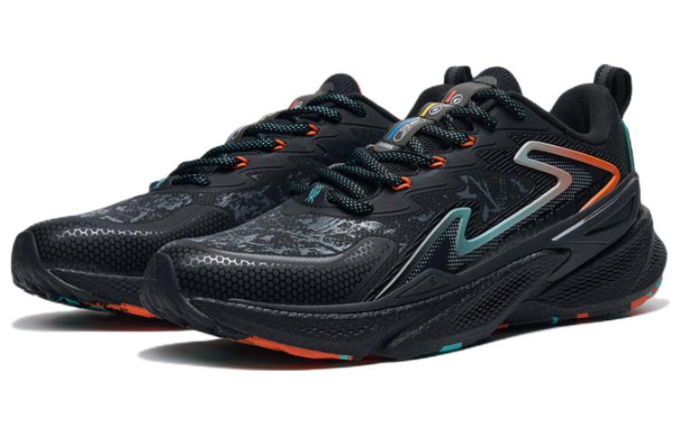 XTEP Cushioning Abrasion Resistant Lightweight Low top Running Shoes Men’s Black Marmalade