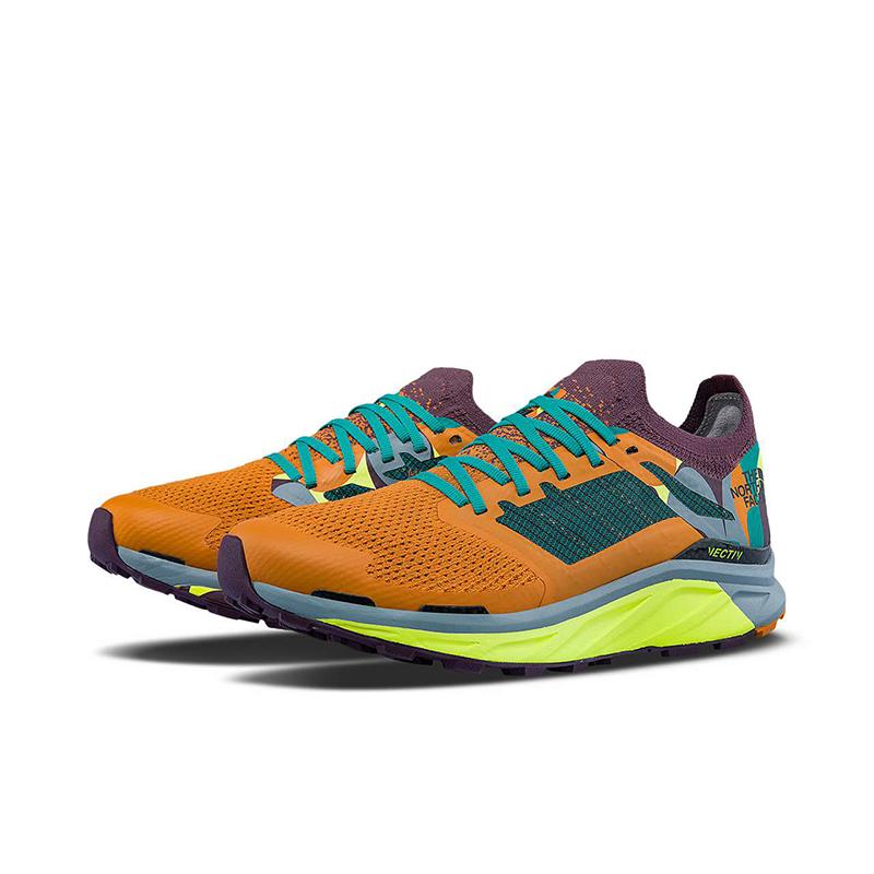 THE NORTH FACE Abrasion Resistant Low top Running Shoes Women’s Orange Purple