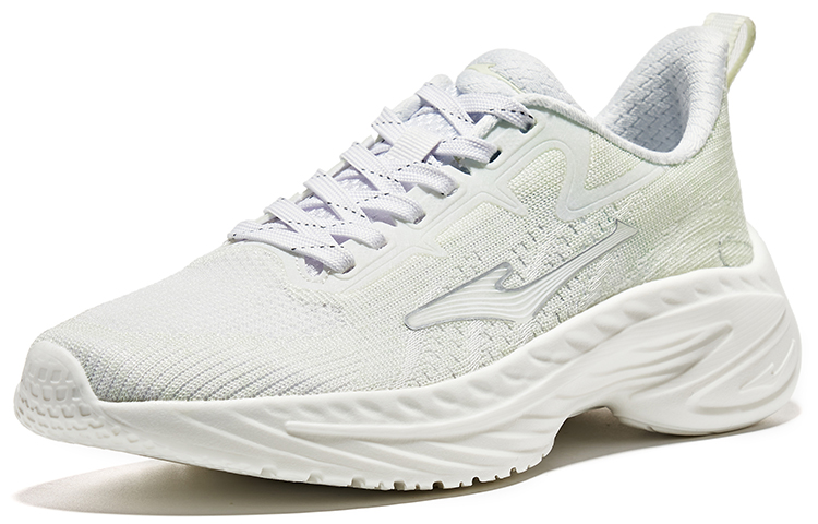Erke Fabric Slip Resistant And Breathable Low top Sprint Running Shoes Women’s White Green