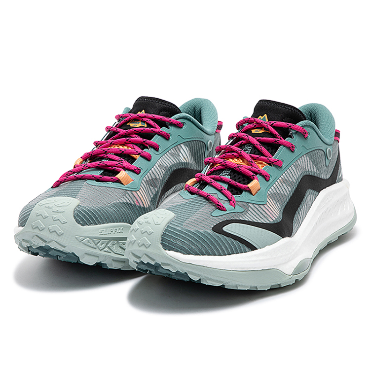 361° Cushioning, Wear Resistant Low top Running Shoes Men’s Cyan Black