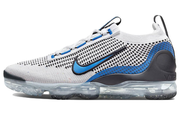 Nike Air VaporMax 2021 Flyknit White Black Photo Blue
