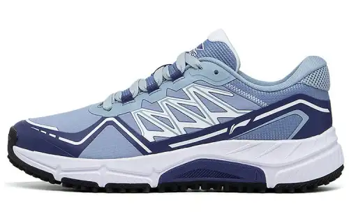 Li Ning Yijie Lite Abrasion Resistant Breathable Low top Running Shoes Men's Blue