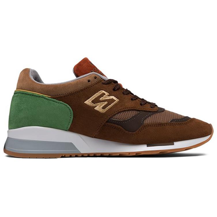 Мужские кроссовки New Balance 1500 (коричнево-зеленые) — фото 2