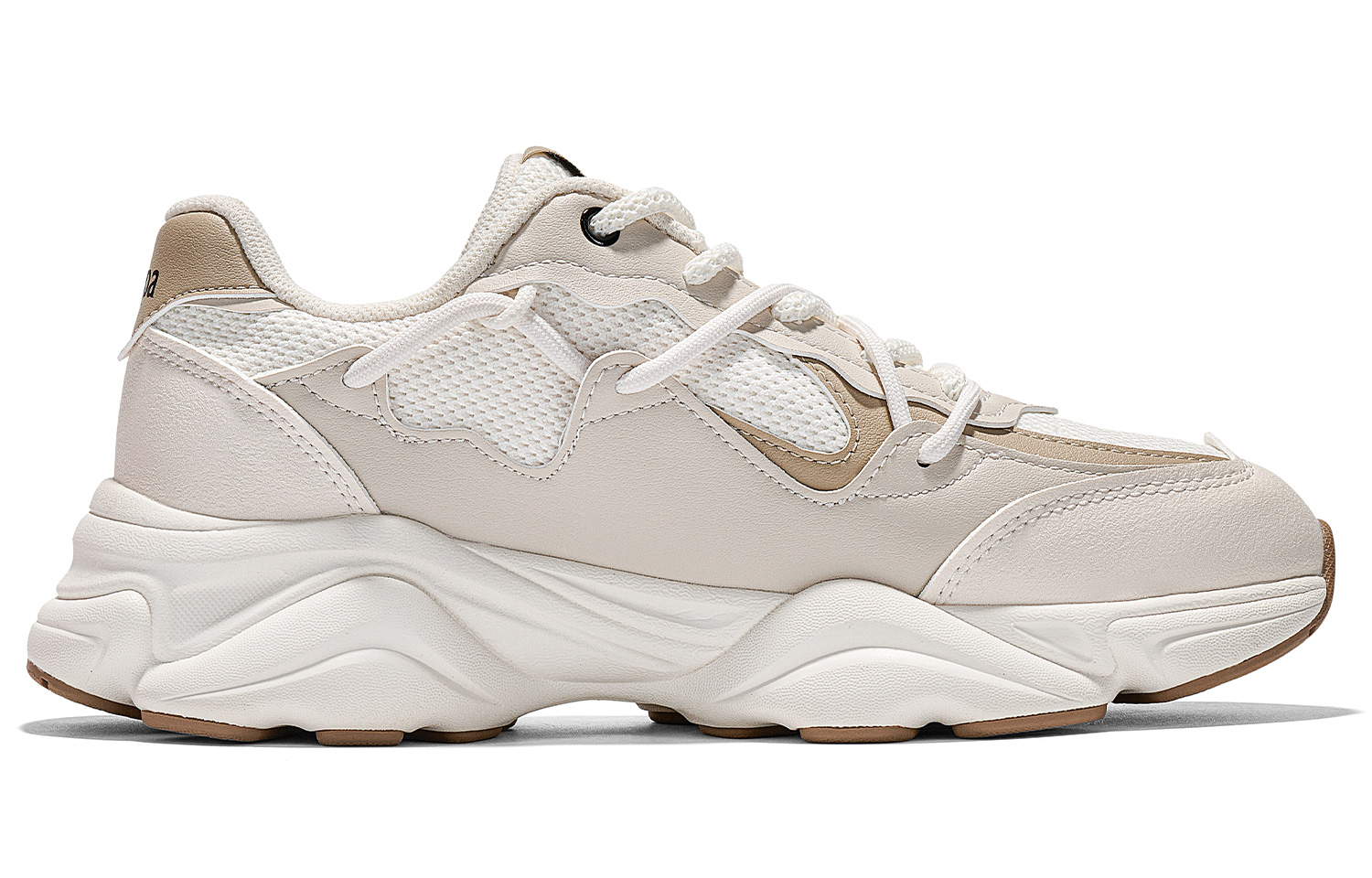 Kappa Slip Resistant Abrasion Resistant Low top Casual Running Shoes Unisex Malt Beige Brown