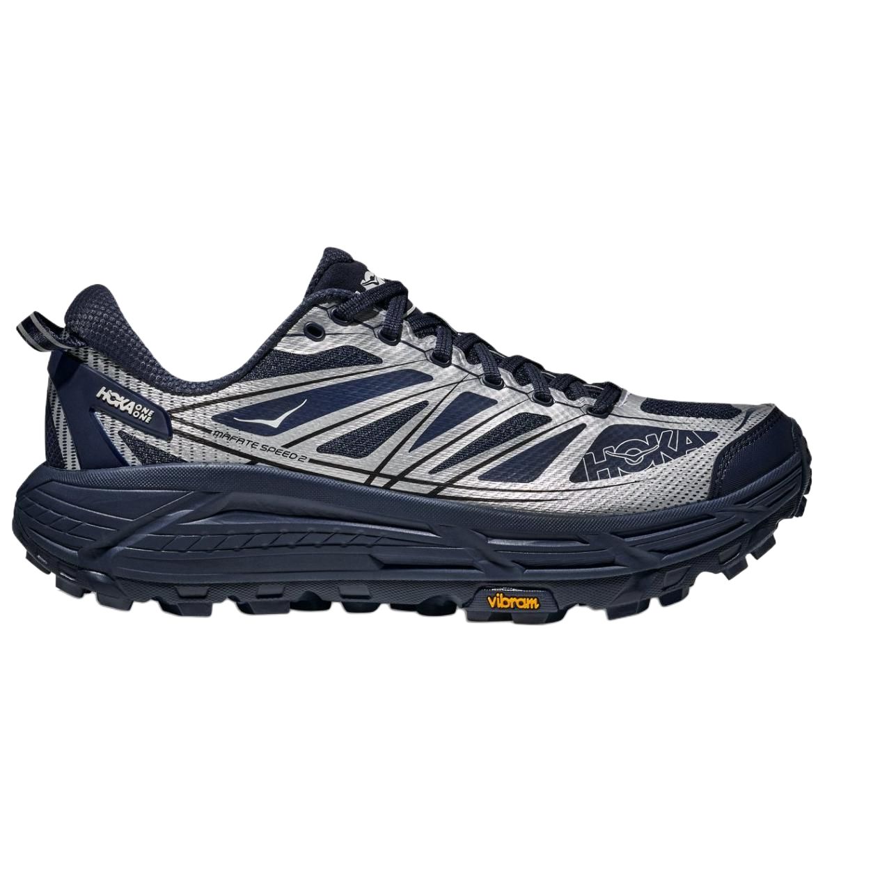 HOKA ONE ONE Mafate Speed 2 Textile, Synthetic Leather VIBRAM® Rubber Casual Trail Running Shoes Unisex