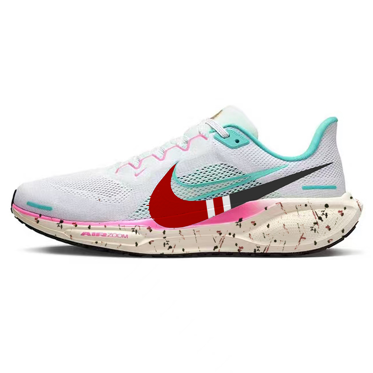 Nike Air Zoom Pegasus 40 Cushioning Slip Resistant Abrasion Resistant Lightweight Low top Running Shoes Unisex White