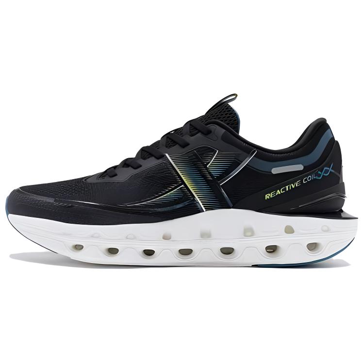 XTEP Abrasion Resistant Breathable Low top Casual Running Shoes Men’s Black Green