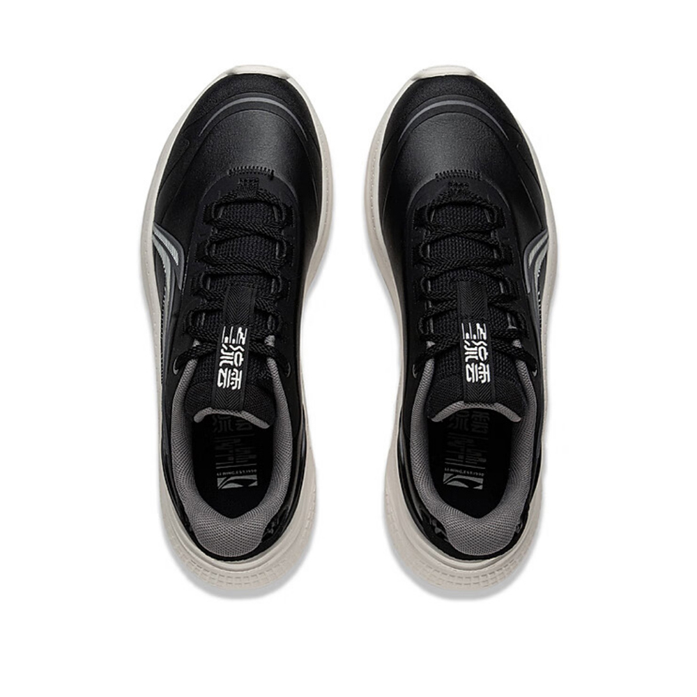 Li Ning Liuyun Slip Resistant Abrasion Resistant Low top Casual Running Shoes Women’s Black