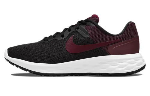 Nike Revolution 6 Next Nature Low Top Black/Red Women's