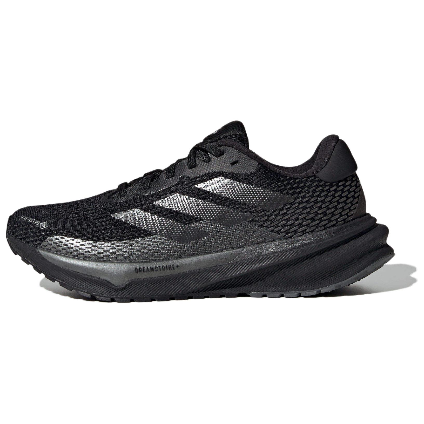 Adidas Supernova Slip Resistant Abrasion Resistant Low top Running Shoes Women's Black