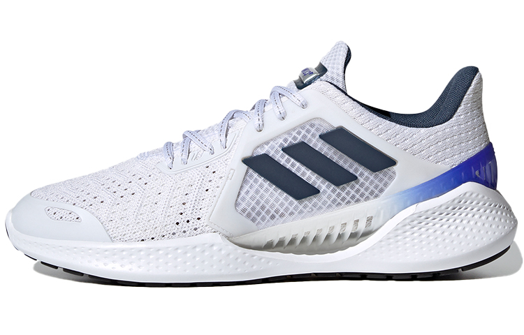 Adidas Climacool Vent Qingfeng series comfortable sports walking mesh fabric shock-absorbing, non-slip, wear-resistant, breathable and lightweight, low-top casual running shoes, same style for men and women, white, blue and purple