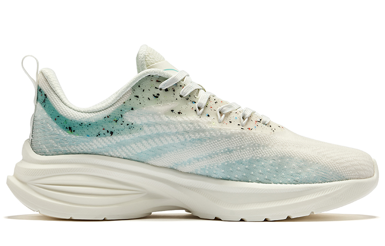 Erke Cushioning Abrasion Resistant Cushioning, Wear Resistant Low top Running Shoes Women’s White Blue