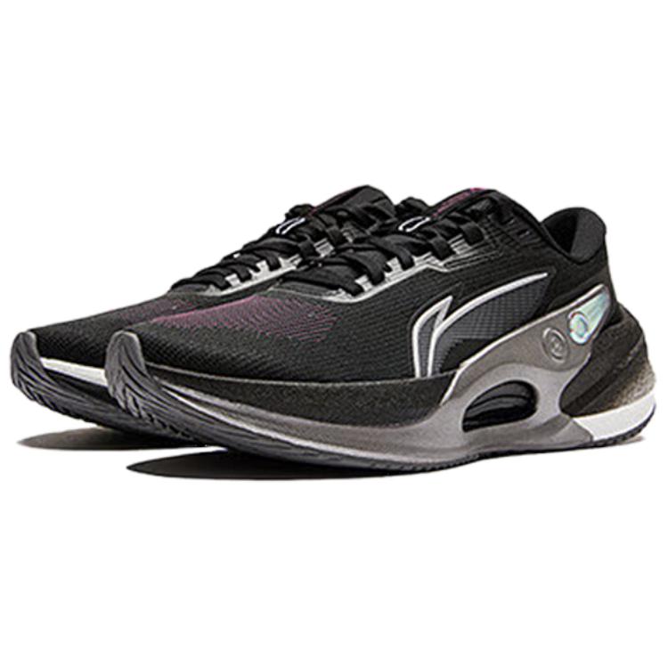 Li Ning Furious Rider 7.0 V2 Slip Resistant Abrasion Resistant Low top Running Shoes Men’s Black Silver