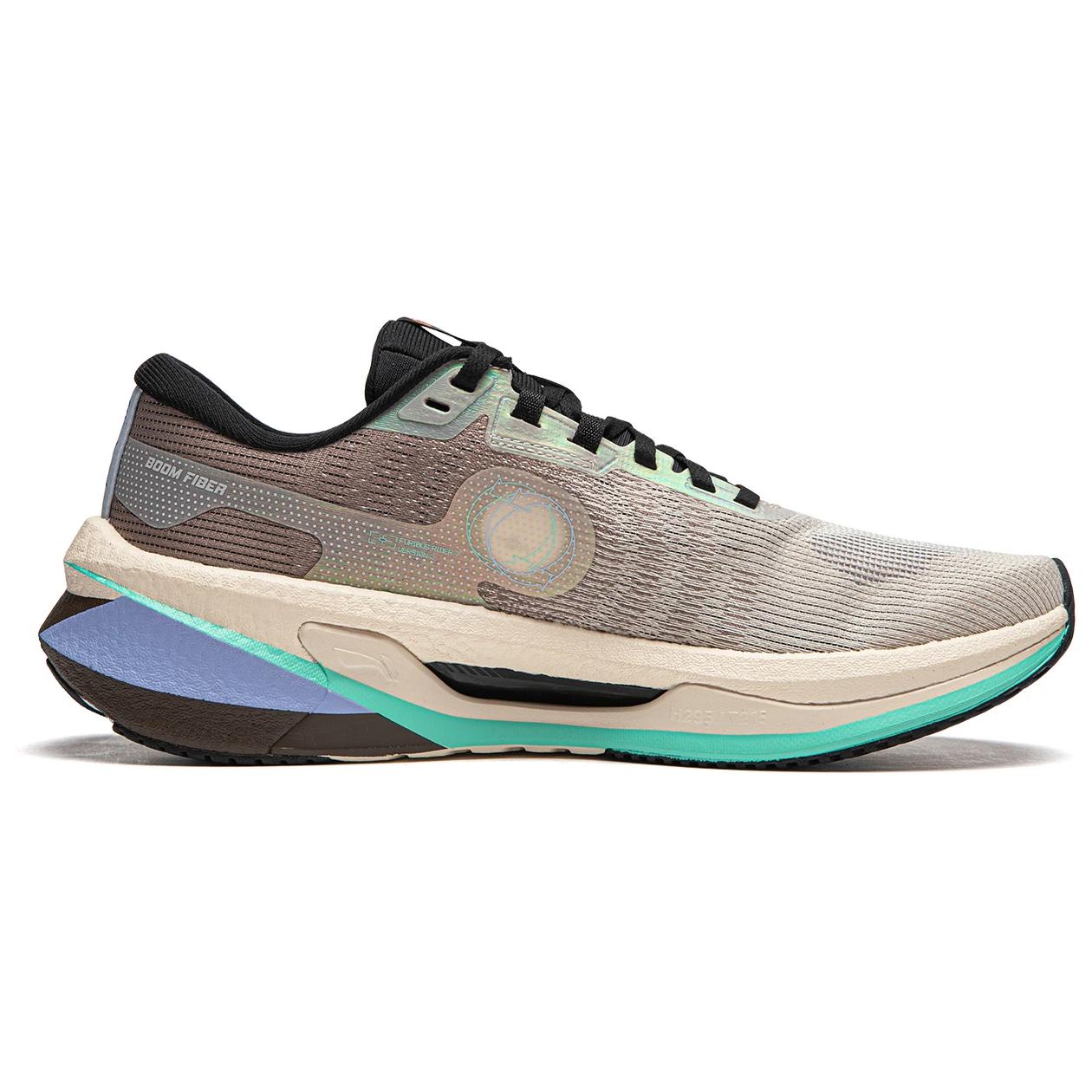 Li Ning Furious Rider 7.0 V2 Running Shoes Men’s Low Top Rock White Gray/Tree Gray Brown