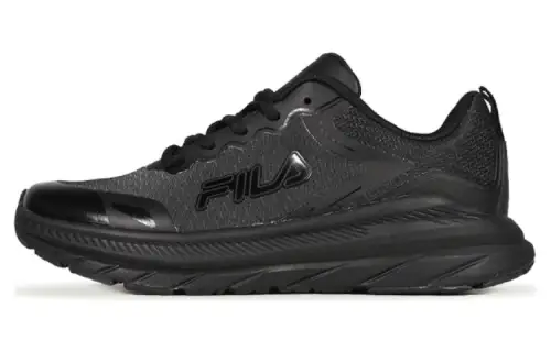 FILA Sports Cushioning, Wear Resistant Low top Running Shoes Men's Black