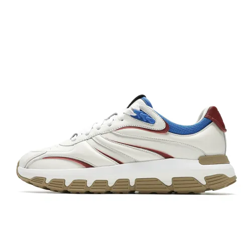 FILA Avant Garde Collection Abrasion Resistant Low top Running Shoes Men's White Red