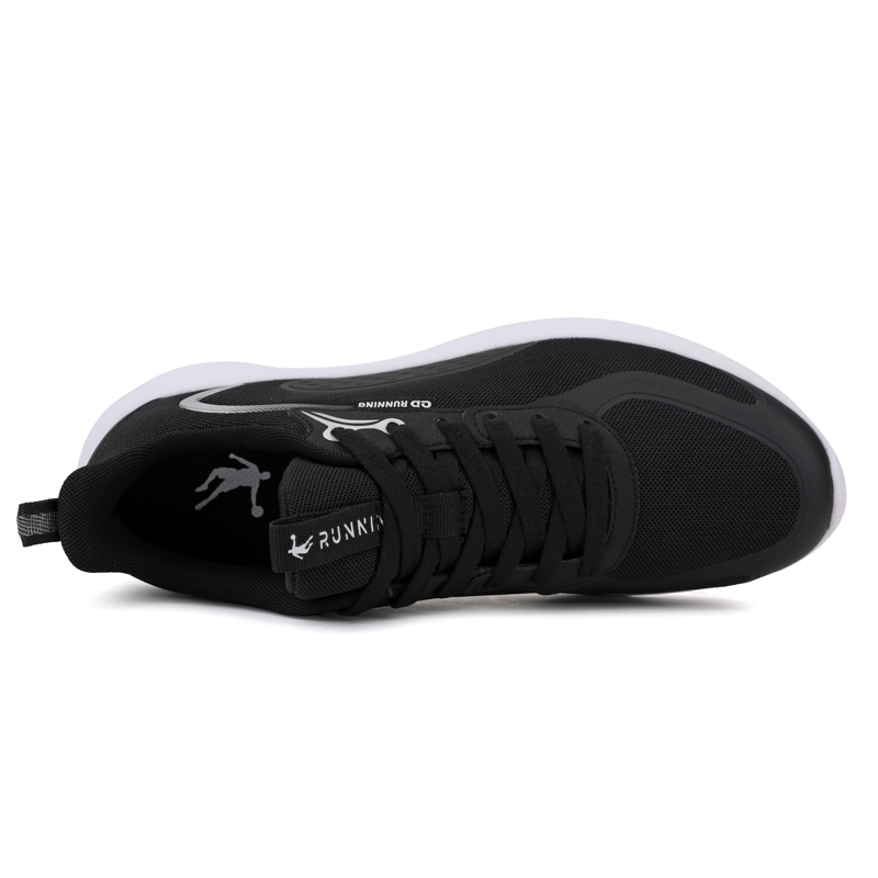 QIAODAN Low top Casual Running Shoes Men’s Black White