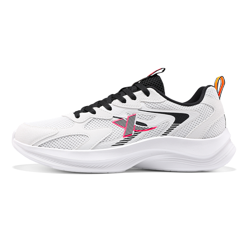 XTEP Cushioning Lightweight Low top Casual Running Shoes Men’s White Black